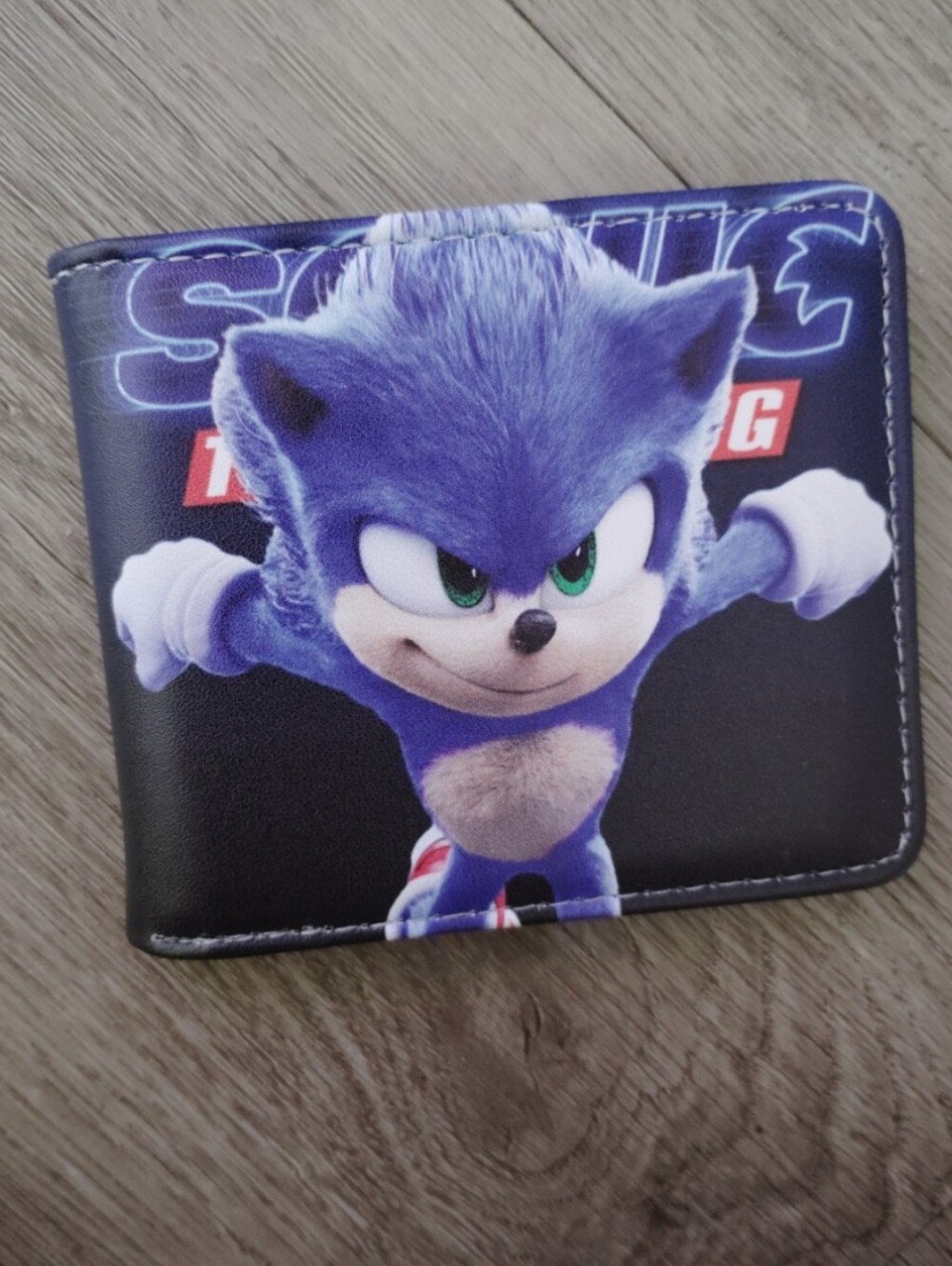 New sonic the hedgehog anime manga leather wallet